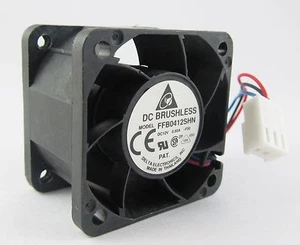 1 x DELTA FFB0412SHN 40x40x28mm 40mm 4028 DC 12V 0.6A Cooling Fan 3pin Connector - Picture 1 of 3