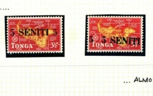 Tonga 1967 MISPLACED OVERPRINT ERROR 5s Decimal SG.189 Variety {samwells}MA565 - Picture 1 of 4