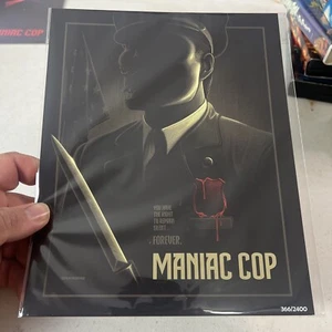 BAM BOX HORROR INSPIRED ART PRINT MANIAC COP LE 2400 - Picture 1 of 2