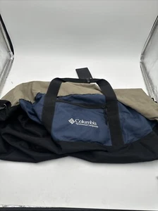 Large 28"  Columbia Sportswear Blue & Green Duffle Bag - Picture 1 of 10