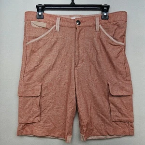 ZAK Shorts Men's Size 32 Rust Orange Cargo Pockets - Picture 1 of 15
