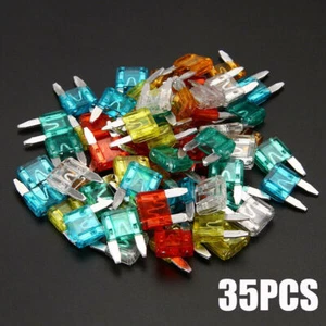 1Set Micro Mini Blade Fuses For Auto Automotive Car Truck 5A 10A 15A 20A 25A 30A - Imagen 1 de 13