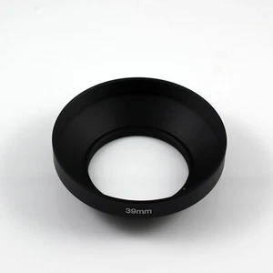 Para Lente Gran Angular 39 mm Aluminio Metal Lente Capucha Tornillo Universal - Imagen 1 de 2