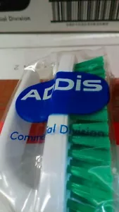 BOX OF 12 - 100mm ADDIS Grippy Nail Brush - Green or Red only now available - Picture 1 of 10