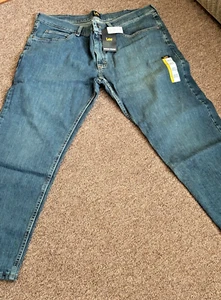 NWT Lee Regular Fit Straight Leg Blue Denim Jeans Mens Size 38x29 - Picture 1 of 5