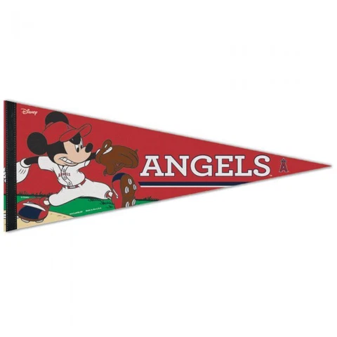 LOS ANGELES ANGELS MICKEY MOUSE DISNEY PREMIUM QUALITY PENNANT 12"X30" BANNER Cover