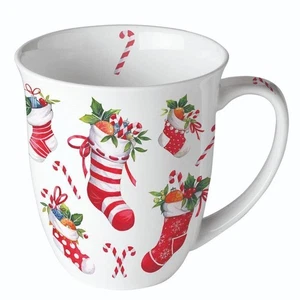 Tasse, Porzellantasse X-Mas STOCKINGS 0,4l Ambiente | Weihnachten - Bild 1 von 1