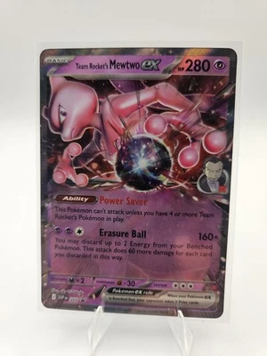 Team Rocket's Mewtwo ex 205 Sv: Scarlet & Violet Promo Cards Holo D180 - Image 1 of 2