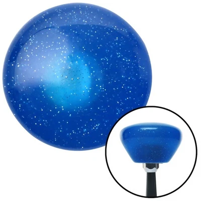 Blue Retro Series Custom Shift Knob Translucent with Metal Flake  - Image 1 of 3