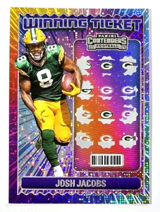 Biglietto vincente 2024 Panini Contenders Josh Jacobs Green Bay Packers #15 - Foto 1 di 2