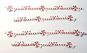 Peppermint Candy & Candy Canes Christmas K&Company 4 pc - Picture 1 of 2