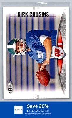 2012 SAGE HIT #108 Kirk Cousins Silver Michigan State Spartans I27 - Image 1 of 2