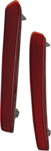 For 2020-2022 Corolla Bumper Reflector Front Red Plastic SET PAIR - Picture 1 of 6