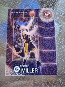 Reggie Miller Topps Pristine Indiana Pacers #14 2002-03 Salón de la fama - Imagen 1 de 2