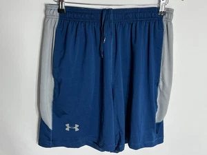 Under Armour Sports Shorts Raid 8 inch Heatgear | Men's | Blue/Grey | Large - Picture 1 of 9