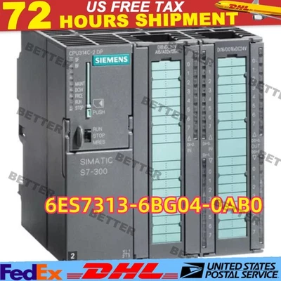 New Siemens 6ES7 313-6BG04-0AB0 6ES7313-6BG04-0AB0 SIMATIC S7-300 CPU 313C-2 PTP - Image 1 of 4