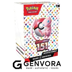Pokémon 151 Booster Bundle - 6 Packs - Sealed UK Stock - Englisch TCG 2023 - Bild 1 von 1