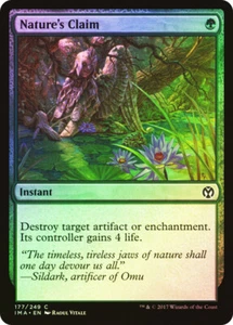 MTG FOIL Nature's Claim - Iconic Masters #177 - Picture 1 of 1