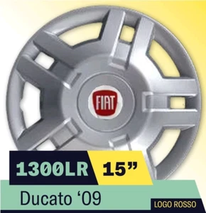 LOT DE 4 ENJOLIVEURS 15'' POUR FIAT DUCATO 2009 > 1300LR - Picture 1 of 1