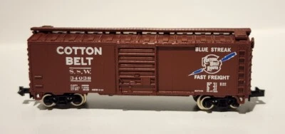 Atlas N Scale 40' Box Car Cotton Belt #34038 - Image 1 of 4