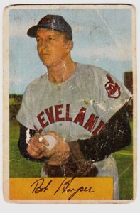 1954 BOWMAN #4 BOB HOOPER Cleveland Indians Baseball Card