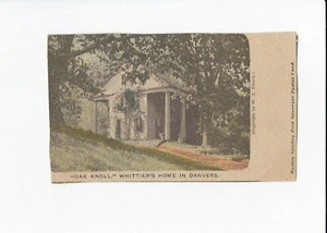 "Postal vintage - ""Oak Knoll"" - Whittier's Home en Danvers, MA -  - Imagen 1 de 2