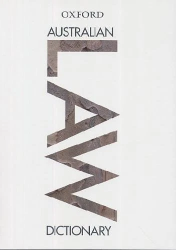 Australian Law Dictionary by Trisha Mann (2010, Uk-Trade Paper) - Image 1 of 1
