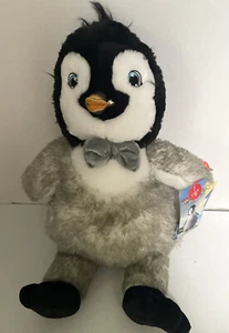 BABW  Light Up Penguin Eric happy feet  stuffed animal plush toy NWT - Picture 1 of 8