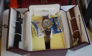 Luger Swiss Womans Wrist Watch NIB with Three Bands - Picture 1 of 6