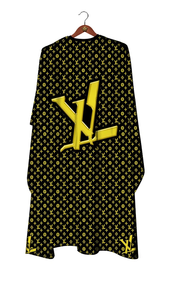 BRITISH BARBER APPARELS BARBERS GOWN HAIR CUT/CUTTING HAIRDRESSING HAIRDRESSERS SALON CAPE