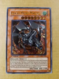 Koa'ki Meiru Maximus SOVR-EN081 1st ed Ultimate Rare Yugioh Mint/NM - Picture 1 of 19