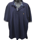 Tommy Hilfiger Men's Golf Shirt Size XL Navy Blue 100% Cotton Short Sleeve Polo