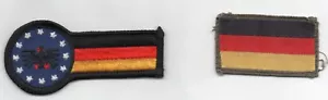 LOTE DE DOS INSIGNIAS DE BANDERA DE ALEMANIA # 1698 - Imagen 1 de 1