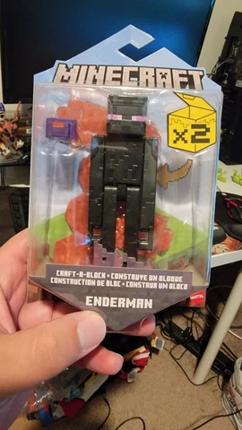 Minecraft Craft-A-Block Enderman Action Figure Mattel Mojang Brand New Cover