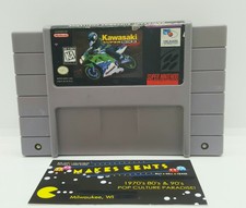 1990s - Kawasaki Superbike Challenge Super Nintendo SNES Video Game Cart