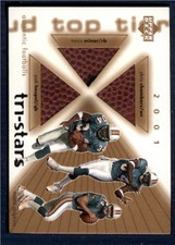 2001 Upper Deck Top Tier Tri-Stars #3SMD Chris Chambers/Travis Minor/Josh Heupel