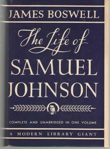The Life of Samuel Johnson Modern Library Giant 2.1 - Hardback in Dust Jacket - Picture 1 of 1