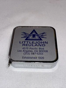 Vintage Barlow Advertising Tape Measure “LittleJohn Reuland” - Picture 1 of 5