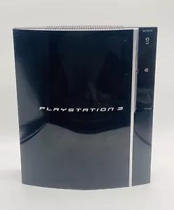 Sony PlayStation 3 CECHH01 schwarze Konsole / für Teile ein- und ausschalten - Bild 1 von 4