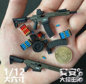 1/12 Scale Gen12 Gun Accessories Model for 6'' Figure Mezco Notaman Huski Figma - Picture 1 of 20