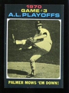 1971 TOPPS SET BREAK  # 197 JIM PALMER GAME 3  NM+ OR BETTER    HIGH GRADE  001 - Picture 1 of 2