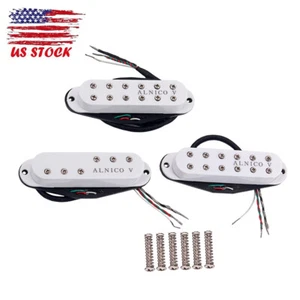 High Quality Alnico V Humbucker Pickup Neck Middle Bridge for Stratocaster Strat - Picture 1 of 9