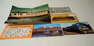 4 Train Photos & 1 Pennyslvania Postcard - Picture 1 of 8