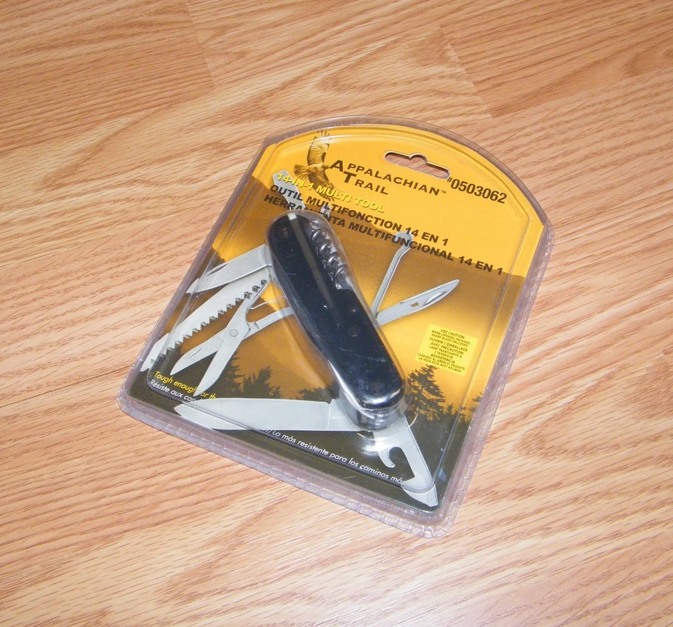 Genuine Appalachian Trail (0503062) 14 in 1 Multi Tool / Pocket Knife *NEW-READ* - Image 1 of 4