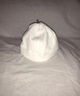 Cappellino da neonato, Burberry, colore bianco - Immagine 1 di 4