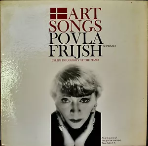 POVLA FRIJSH: Kunstlieder-NM1962LP Sopran mit BLIBRETTO - Bild 1 von 1