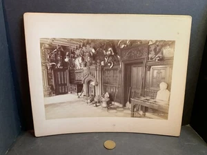 Victorian 8x10" Cabinet Photo, The Entrance Hall, Abbotsford, Sir Walter Scott - Picture 1 of 3