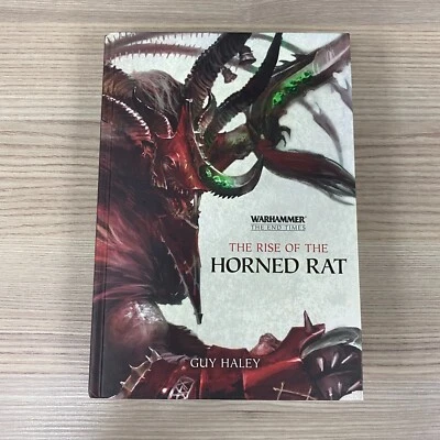 THE RISE OF THE HORNED RAT WARHAMMER THE END TIMES HARDBACK NOVEL SKAVEN 2015 - Image 1 of 4