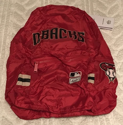 Arizona Diamondbacks Packable Collection Daypack Herschel Supply Co Red MLB NWT Cover