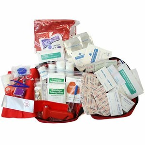 232pc First Aid Kit Bag All Purpose Emergency Survival Home Car Medical Bag